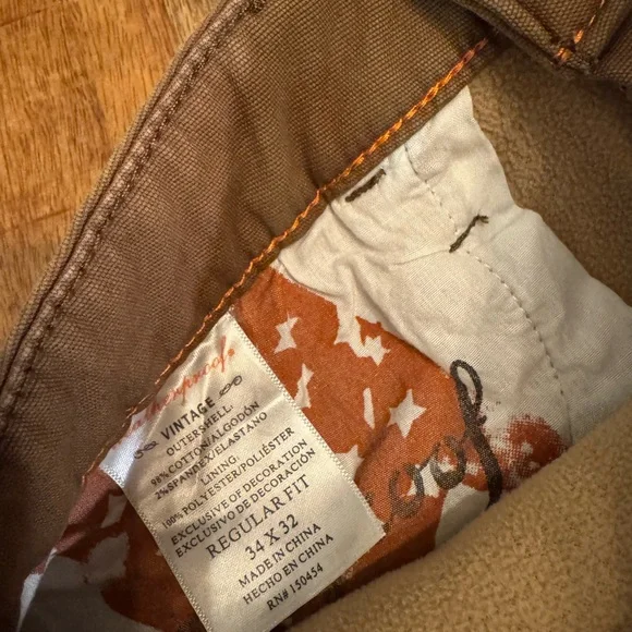 Fleece Lined Pants Weatherproof Vintage Men’s Extra Warm Pant - Picture 5 of 7